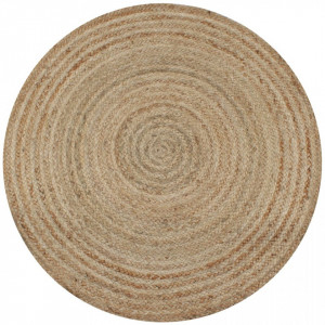 Covor din iuta impletita, 150 cm, rotund - V245338V