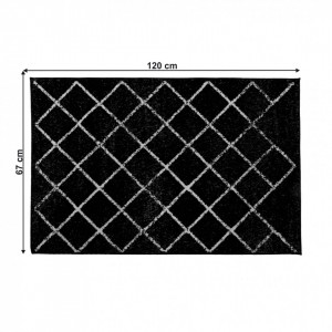 Covor, negru, 67x120 cm - TP268516 - Img 12
