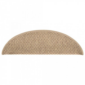 Covorașe scări autoadezive 15 buc. nisipiu 56x20cm aspect sisal - V326867V - Img 4