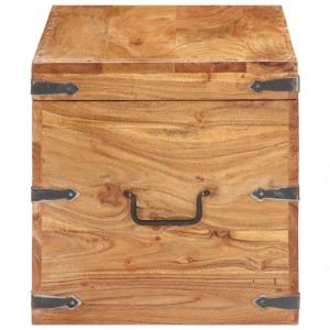 Cufar, 90 x 40 x 40 cm, lemn masiv de acacia - V289641V - Img 4