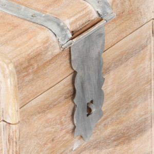 Cufar de depozitare, 90 x 40 x 40 cm, lemn masiv de acacia - V289644V - Img 2