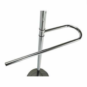 Cuier, suport haine, 46x28x110 cm, argintiu şi maro - TP6062 - Img 19