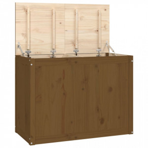 Cutie de rufe, maro miere, 88,5x44x66 cm, lemn masiv de pin - V823572V