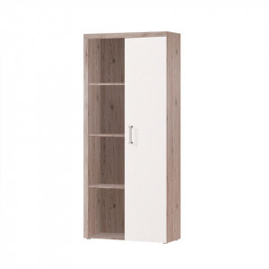 Dulap cu poliţe, crem - TP237224