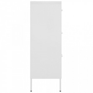 Dulap cu sertare, alb, 80x35x101,5 cm, oțel - V336152V - Img 4