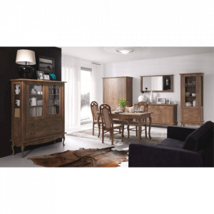 Dulap cu spaţiu pt. umeraşe, culoarea stejar - TP264759 - Img 3