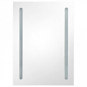 Dulap de baie cu oglinda si LED-uri, 50 x 13 x 70 cm - V285117V - Img 4