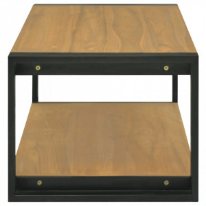 Dulap de baie suspendat, 110x45x35 cm, lemn masiv de tec - V338232V - Img 3
