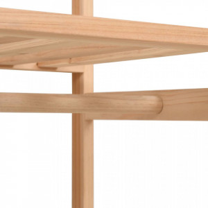 Dulap de haine cu 3 rafturi, 110 x 40 x 170 cm - V247108V - Img 4