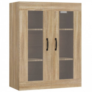 Dulap de perete suspendat, stejar sonoma, 69,5x34x90 cm - V812288V