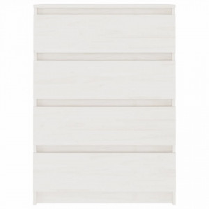 Dulap lateral, alb, 60x36x84 cm, lemn masiv de pin - V808104V - Img 3