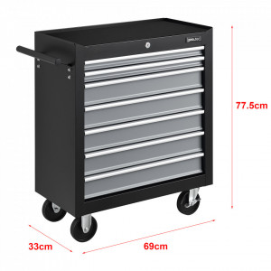 Dulap mobil scule cu 7 sertare ,negru - P77991590 - Img 3
