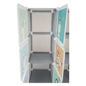 Dulap modular pentru copii, gri - TP288642 - Img 19