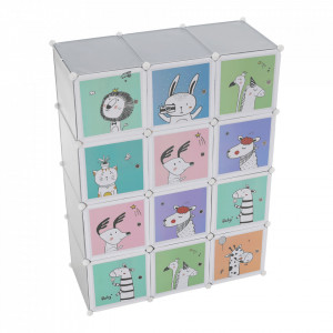 Dulap modular pentru copii, gri - TP288673 - Img 20