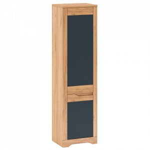 Dulap V1, stânga, culoarea stejar craft auriu și gri grafit - TP264041