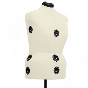 Formă pentru rochie femeie reglabilă crem, dimensiune L 44-50 - V288490V - Img 4
