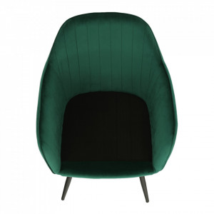 Fotoliu de design, catifea Velvet smarald - TP256890 - Img 13