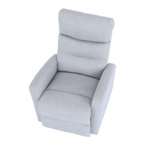 Fotoliu pentru relaxare, material textil gri deschis - TP127851 - Img 13