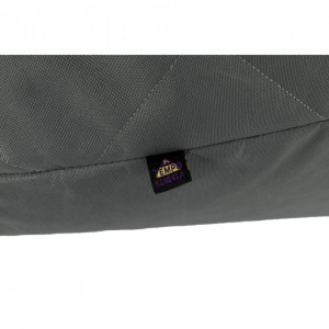 Fotoliu tip sac, material textil gri deschis, 90x110x90 cm - TP244337 - Img 9