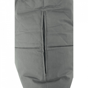 Fotoliu tip sac, material textil gri deschis, 90x110x90 cm - TP244337 - Img 12