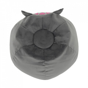 Fotoliu tip sac, material textil gri - TP258160 - Img 12