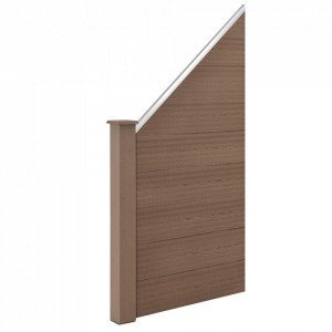 Gard, 180 x 96 cm, lemn/plastic, maro - P58838544 - Img 2