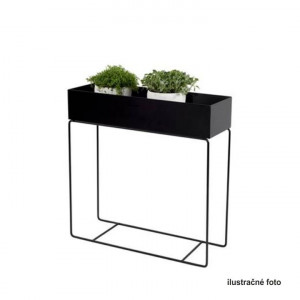 Ghiveci de flori din metal multifuncţional, gri închis - TP237380 - Img 15