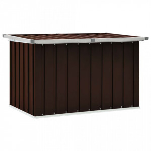 Lada de depozitare pentru gradina, maro, 109 x 67 x 65 cm - V46260V