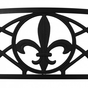 Leagăn metalic de grădină, negru, 127 cm - TP276423 - Img 12