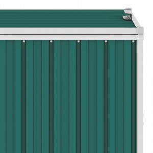 Magazie pubele dublă, verde, 143 x 81 x 121 cm, oțel - V46277V - Img 3