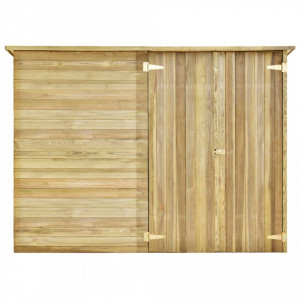 Magazie unelte de grădină, 232x110x170 cm, lemn pin tratat - V46363V - Img 3