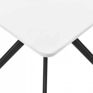 Masa bucatarie alba, 78x78x75 cm, MDF - P57565933 - Img 3