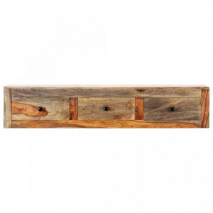 Masa consola de perete, 100x25x20 cm, lemn masiv de sheesham - V247749V - Img 3