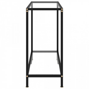 Masa consola, transparent, 80 x 35 x 75 cm, sticla securizata - V322831V - Img 3