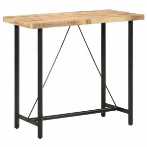 Masa de bar, 120 x 58 x 107 cm, lemn de mango nefinisat - V286611V