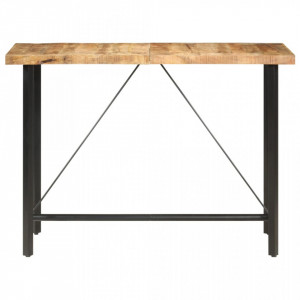 Masa de bar, 150x70x107 cm, lemn de mango nefinisat - V286612V - Img 2