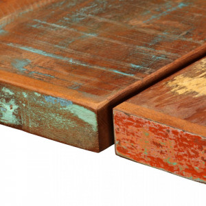 Masa de bar din lemn masiv reciclat, 150 x 70 x 107 cm - V245441V - Img 4