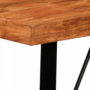 Masa de bar, lemn masiv de acacia, 120 x 60 x 107 cm - V245436V - Img 3