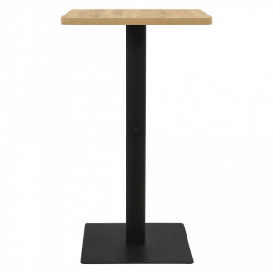 Masa de bistro, culoarea stejarului, 70 x 70 x 107 cm - V321928V - Img 2