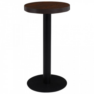 Masa de bistro, maro inchis, 40 cm, MDF - V286416V