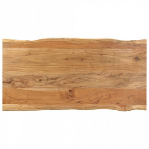 Masă de bucătărie, 140 x 70 x 76 cm, lemn masiv de acacia - V286474V - Img 4