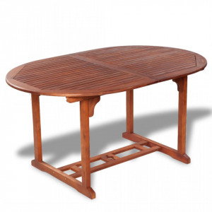 Masa de gradina, 200 x 100 x 74 cm, lemn masiv de acacia - V41818V - Img 4