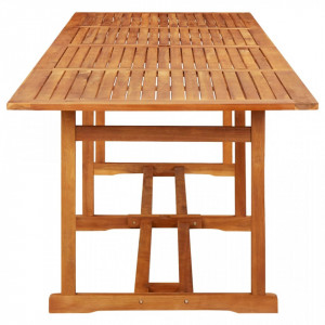 Masă de grădină, 280x90x75 cm, lemn masiv de acacia - V315947V - Img 3