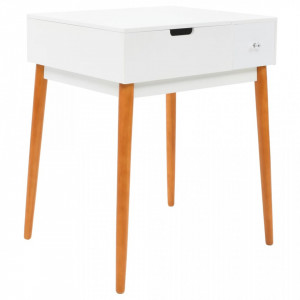 Masa de toaleta cu oglinda, MDF, 60x50x86 cm - V245752V - Img 2
