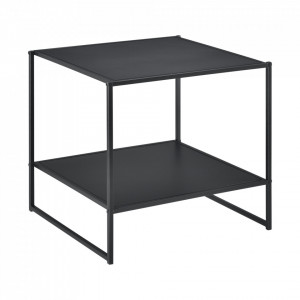 Masuta 51 x 53 x 51 cm, metal, negru mat - P68870786 - Img 2