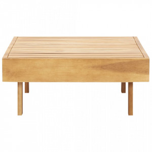 Masuta de cafea, 100 x 60 x 25 cm, lemn masiv de acacia - V47274V - Img 3