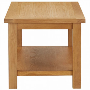 Masuta de cafea, 90 x 45 x 40 cm, lemn masiv de stejar - V289194V - Img 3