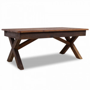 Masuta de cafea, lemn masiv reciclat, 110 x 60 x 45cm - V244492V