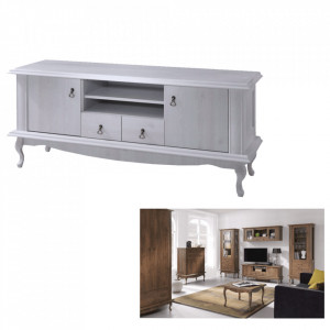 Măsuţă, masă, comodă TV, stejar - TP264753