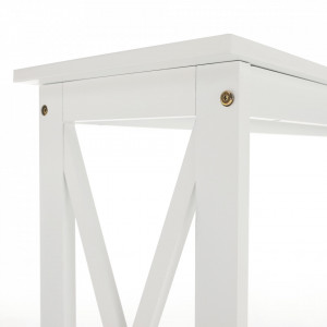 Măsuţă, masă tip consolă, albă, 120x30x80 cm - TP277801 - Img 16
